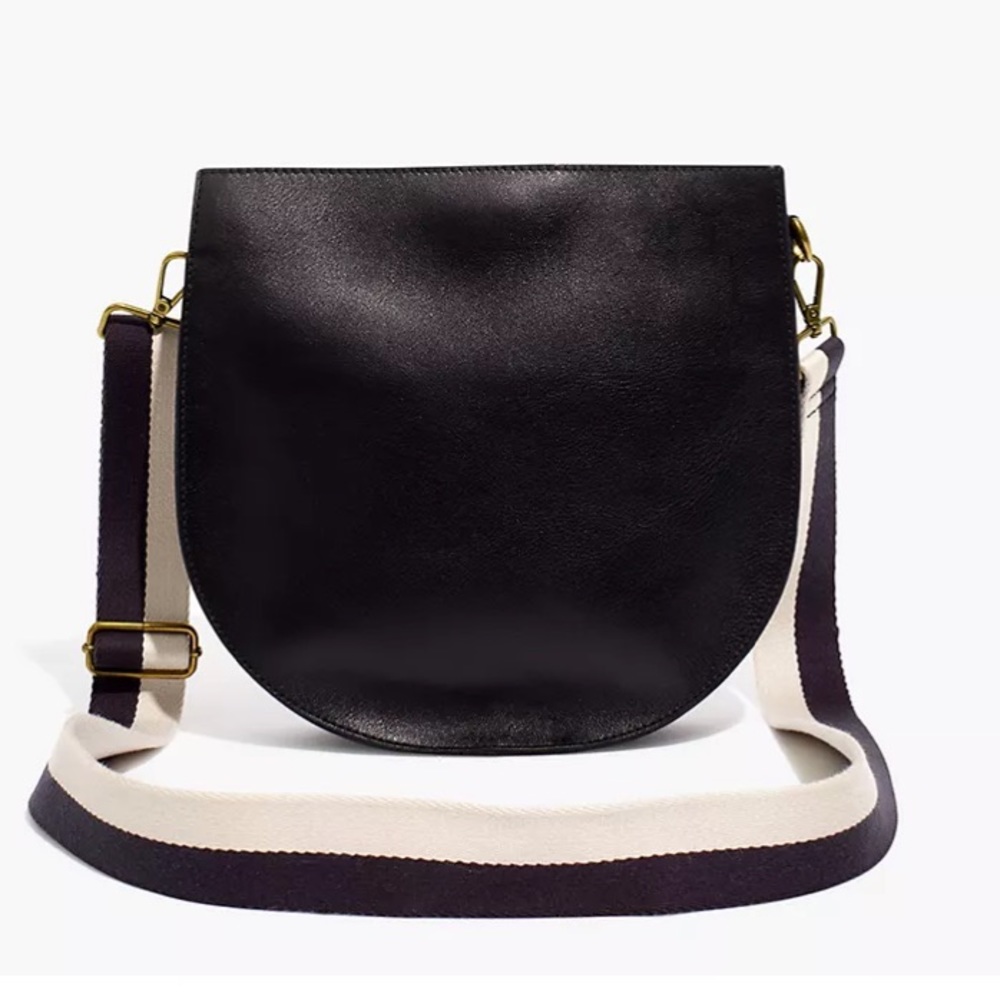 Madewell Black “Transport Saddlebag” NWT